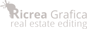 ricrea grafica logo grigio